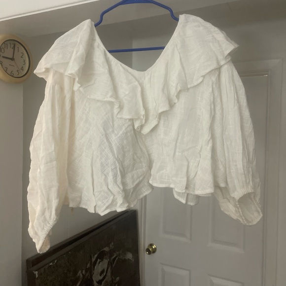 NWT Free People White Top • Size Small - Picture 2 of 7